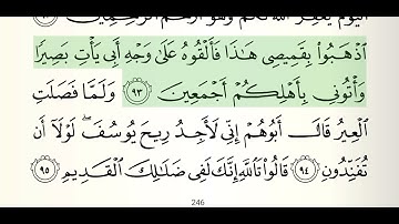 Surah Yusuf Ayat 79 to End: Al Ghamdi سوره یوسف: الغامدی
