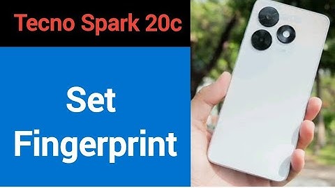 Tecno Spark 20c me fingerprint Kaise lagaen, how to set fingerprint