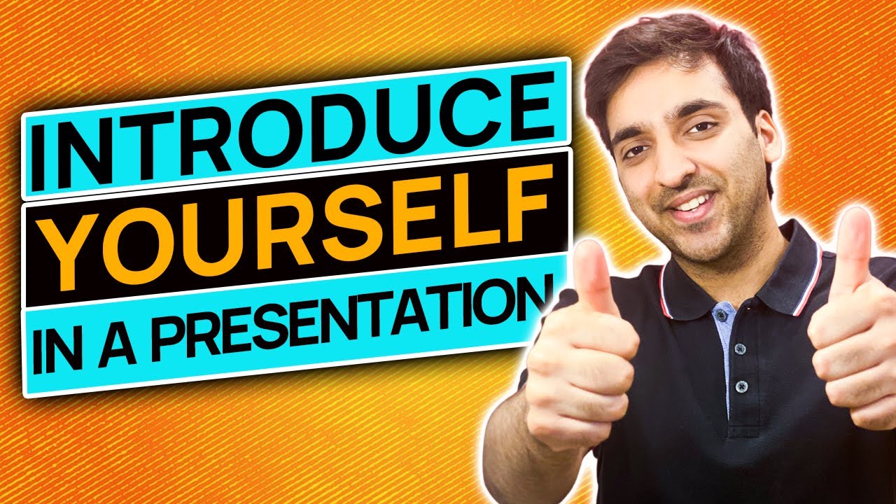 how to introduce yourself during presentation