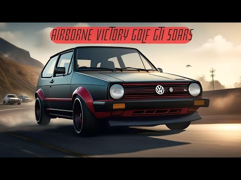 EPIC Airborne Victory! Golf GTI SOARS in Need for Speed Showdown! 🏁🚗💨 #nfs #viralrace