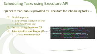 Important Interfaces And Classes For Scheduling Tasks Using Executors