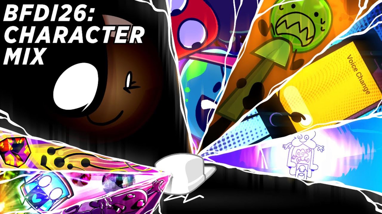 Friday Night Funkin' BFDI 26 CHARACTER MIX UPDATE (OFFICIAL SHOWCASE)