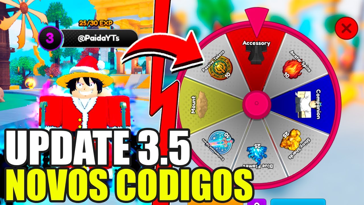 CORRE!!! UPDATE 3.5 + ACESSORIO EXCLUSIVO + NOVOS CODIGOS ANIME SOULS ...