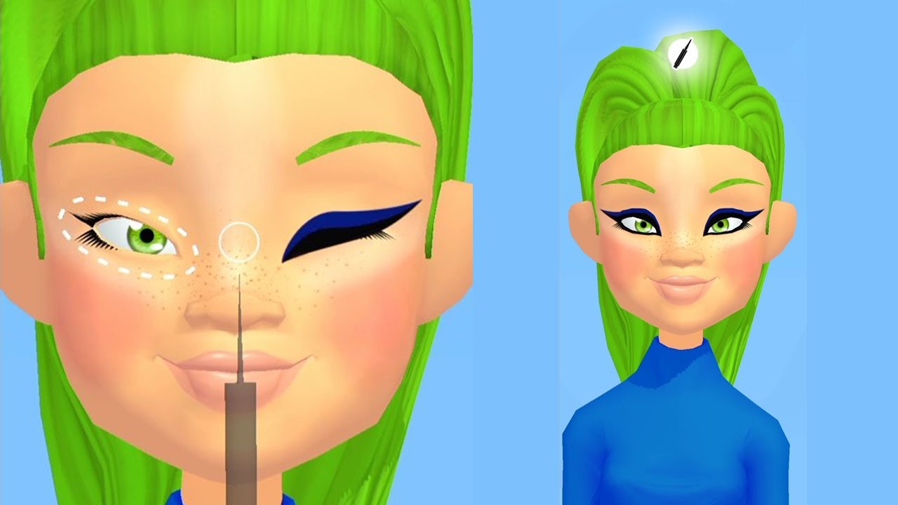 Perfect Makeup 3D Game All Levels Gameplay Walkthrough - YouTube