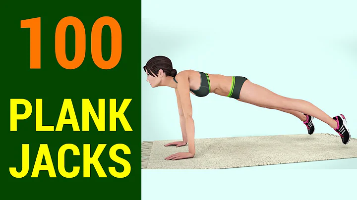100 Plank Jacks Challenge [Weight Loss + Legs + Ar...