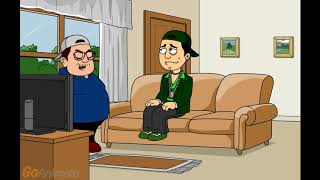 Bucky Watches Family Guy And Gets Grounded