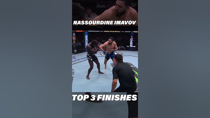 Nassourdine Imavov's BEST 3 UFC Finishes!! #mma #shorts