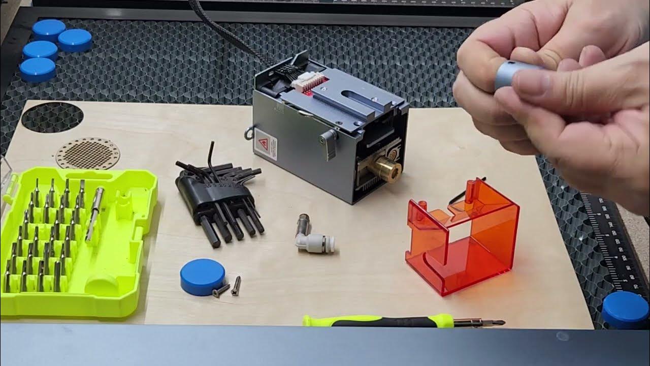 xTool D1 Pro 20W Lense Clean and Air Assist Install YouTube