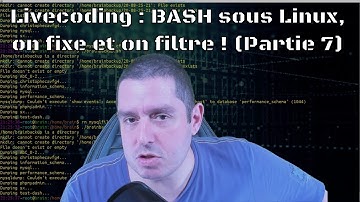 Livecoding : écrire un script de backup en BASH sous Linux : on fixe et on filtre ! (Partie 7)