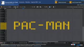 Pac - Man en Online Sequencer (Piano Art #1)