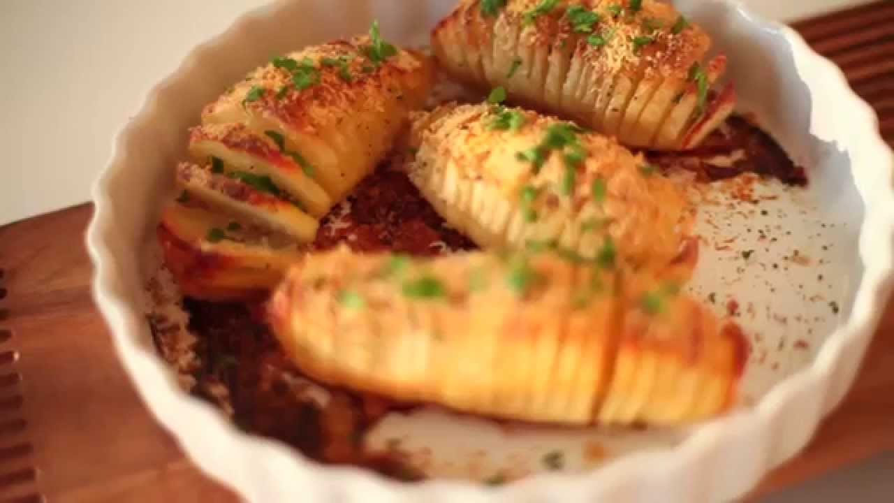 Papas Hasselback