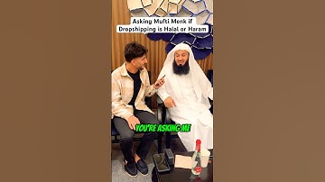Asking Mufti Menk if Dropshipping is Halal or Haram… #shorts
