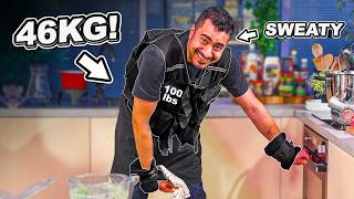 ‘Cocky’ Chef Cooks Carrying 50% EXTRA Bodyweight! | Sorted Food