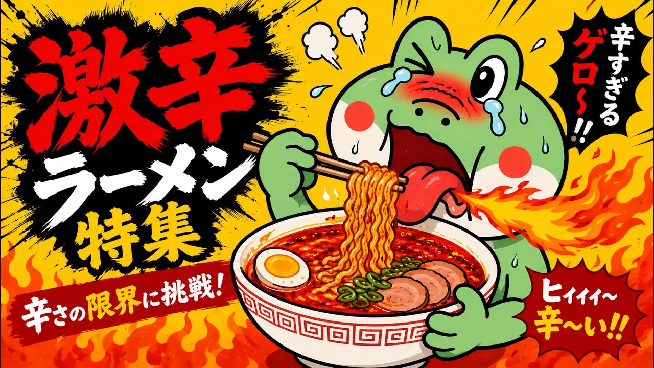 悶絶】辛さMAXラーメンに挑んだら地獄だった《激辛ラーメン特集2026
