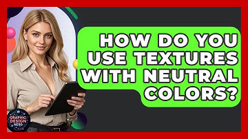 How Do You Use Textures With Neutral Colors? - Graphic Design Nerd