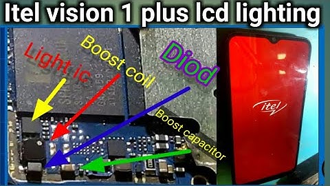 itel vision 1 Plus Lcd light ic problem solution || itel L6005 display light problem fix