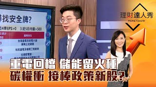 【理財達人秀】重電回檔 儲能留火種 碳權衝 接棒政策新股?｜李兆華、紀緯明 2024.04.22 part2