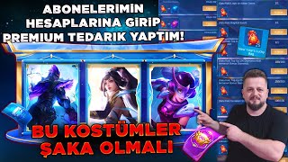 60X SÜRPRİZ KUTU ÇEKİLİŞİ ONLARCA ABONEMİN HESABINA GİREREK EN İYİ KOSTÜMLERİ ÇIKARTMAYA ÇALIŞTIM