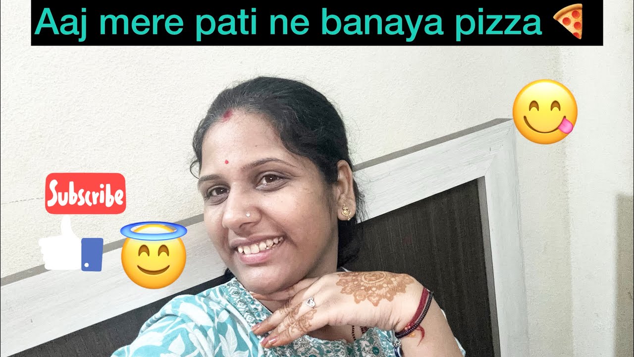 Aaj bread pizza banaya bhot he tasty tha 