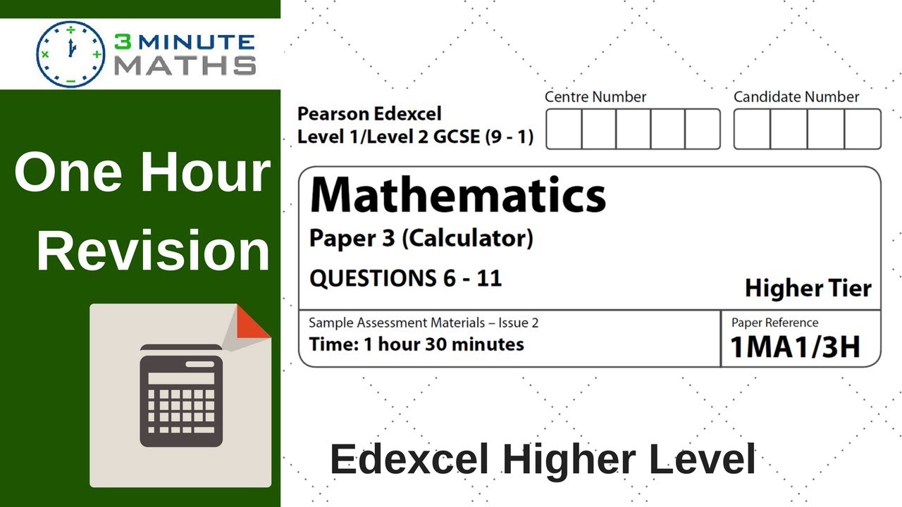 Maths Revision Edexcel Gcse Maths Higher Calculator Paper 3