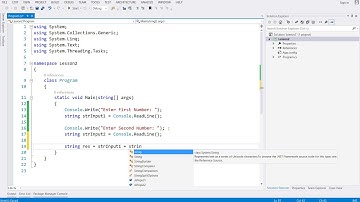 Lesson 2: How to input/output in c sharp console application? (URDU/HINDI)