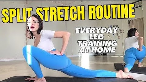 Split Stretch Routine: Ontgrendel Diepe Flexibiliteit (4K) #flexibiliteit