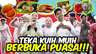 TEKA KUIH MUIH BERBUKA PUASA !!! COMEL JE SI DIA AJAK BERBUKA SEKALI ...