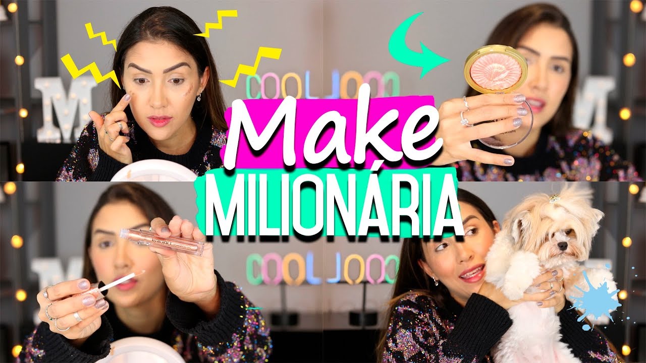 PARECENDO RICA com MAKE BARATINHA | TESTANDO MAKES DA 25