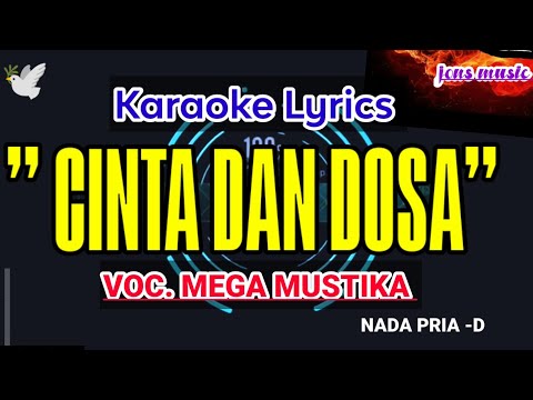 Mega Mustika  - Cinta \u0026 Dosa ( Lirik Video )