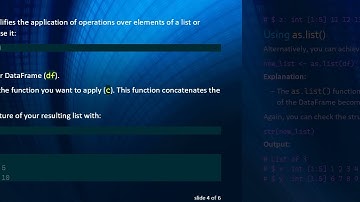 Create a List of Vectors from Each Column of a DataFrame in R