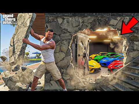 Franklin Found New Most Secret Door Inside House in GTA 5  || SHINCHAN GTA 5 VIDEO