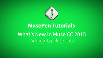 MusePen.com : Whats New In Muse CC 2015 : How to Add typekit fonts in Muse