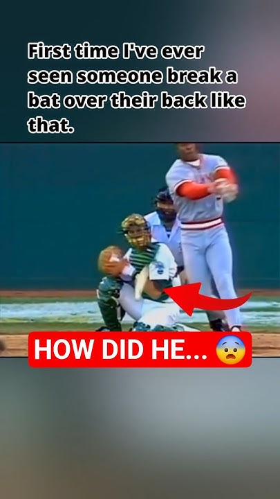 He Broke The Bat Over His Back 🧐 - YouTube