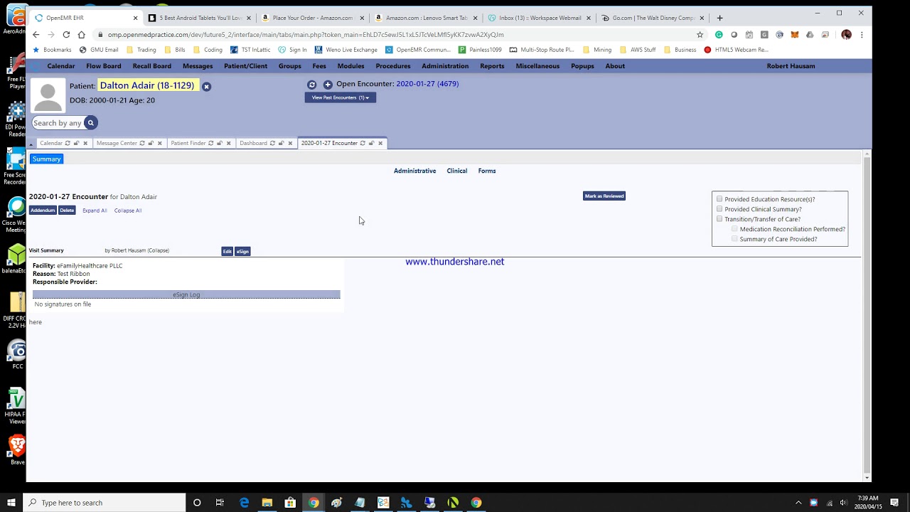Changing the Addendum workflow in OpenEMR - YouTube
