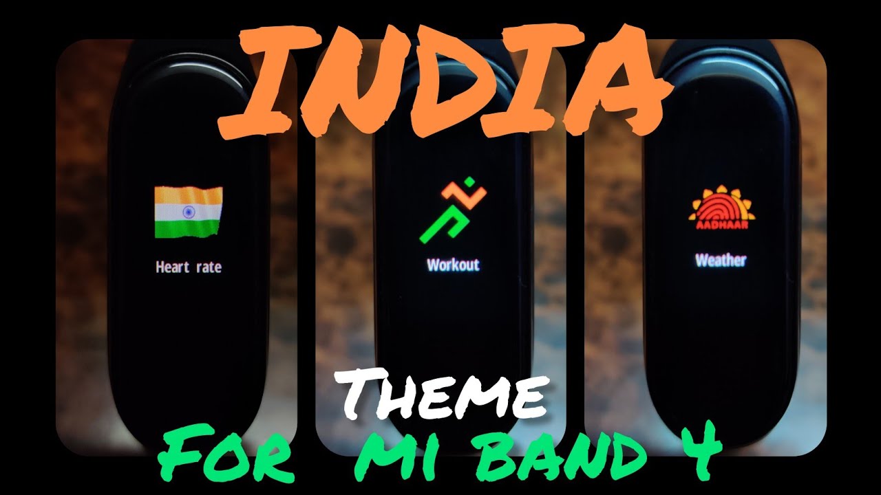 Mi band 4 Custom Firmware w/India Theme