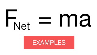 Fnet = ma EXAMPLES - Forces and Dynamics Example Practice Problem Solution (MADE SIMPLE)
