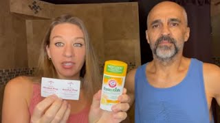 Rubbing Alcohol vs Arm & Hammer Essentials- Searching for the best natural deodorant