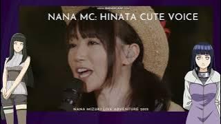 HINATA HYUGA VOICE ACTOR MC or her speech to her audience! MC Means master of ceremonies