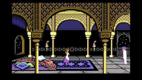 Prince of Persia on Commodore 64/128 - Title Sequence