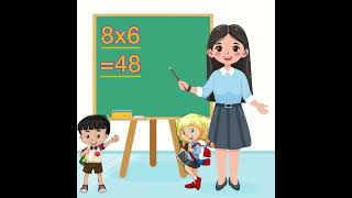 Learn 8 Times Table Fast | Kids Math Fun 🎉
