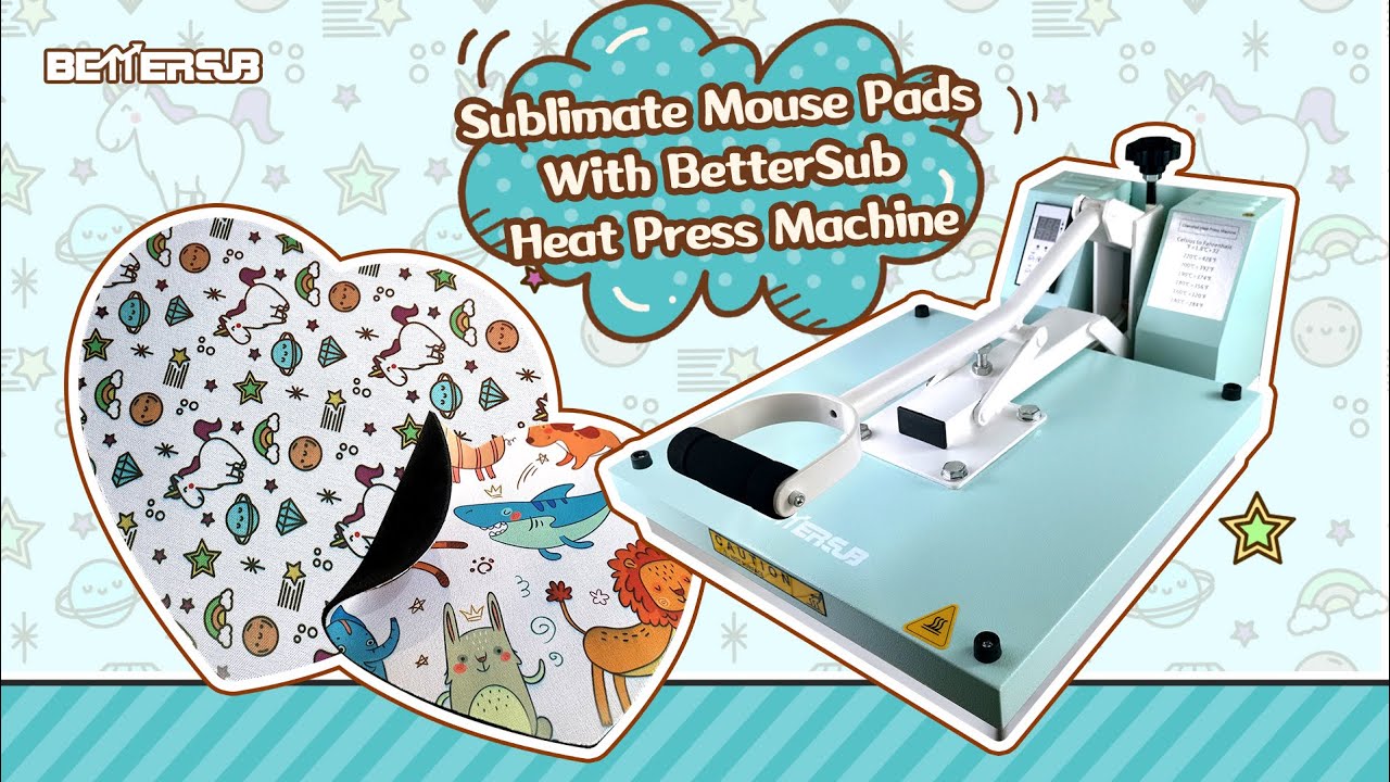How To Subliamte A Mouse Pad Using Heat Press Machine?