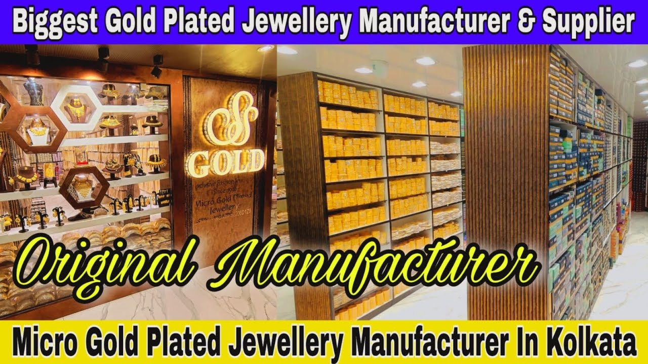 Micro Gold Plated Jewellery Biggest Manufacturer In Kolkata || Gold Plated Jewellery Supplier ||