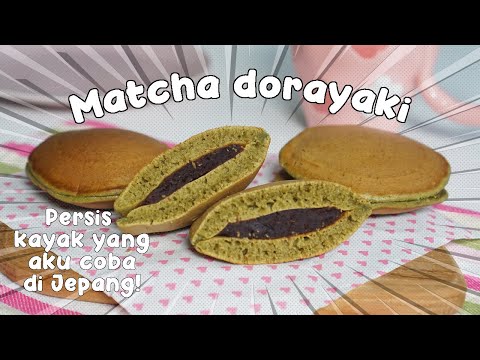 Resep Matcha Dorayaki - Rasanya beneran kayak Dorayaki di Jepang! Pantes banyak yang suka 😋❤️