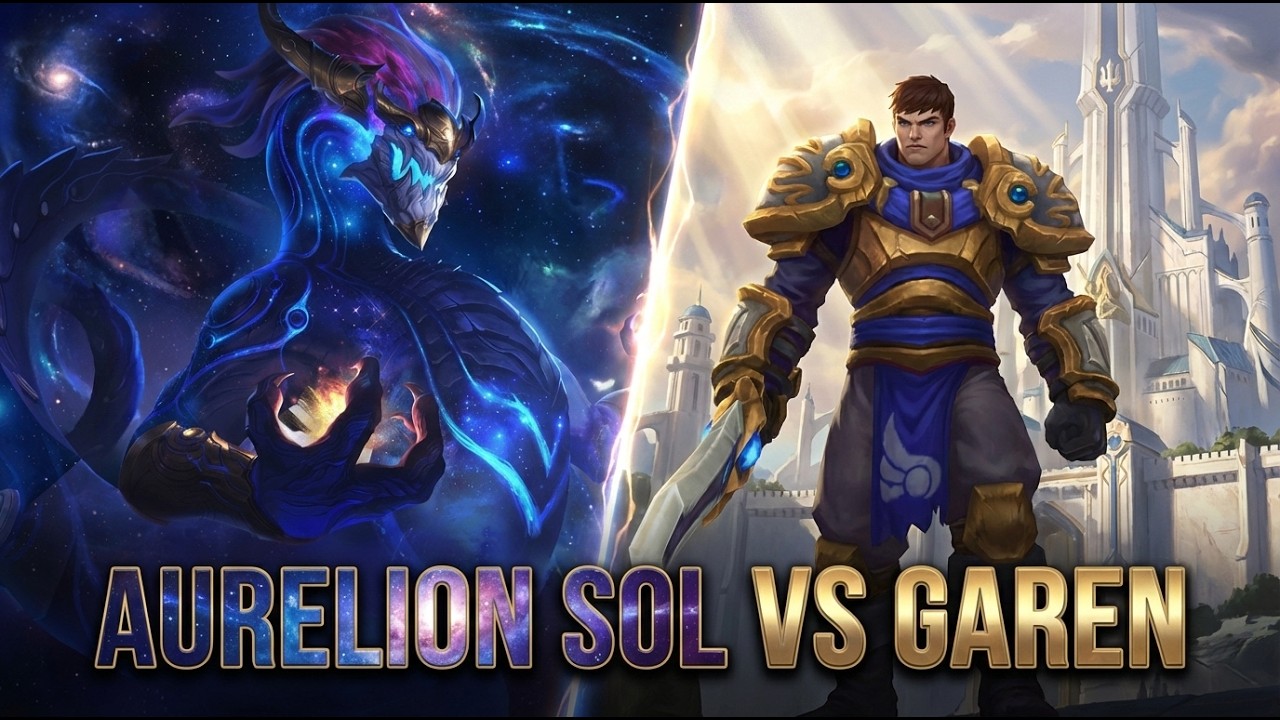 MVP AURELION SOL (12/3/6) vs GAREN | Mi Jungla se armo Soporte 😨