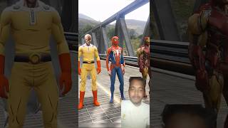 RANDOM SONIC VS TEAM AVENGERS - 👊 TEAM CHALLENGE - WHO IS THE STRONGEST? #shorts #gta5 #viral