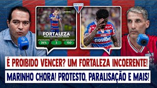 🚨 PROIBIDO VENCER? MARINHO CHORA UM FORTALEZA INCOERENTE! TORCIDA PROTESTA! AEROLAION E PARALISAÇÃO!