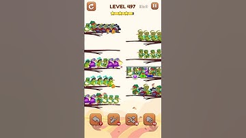 Bird Sort 2: Color Puzzle Level 497 #games #gaming #gameplay