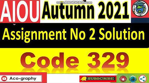 ⏩ AIOU Code 329 Solved Assignment No.2 Autumn 2021 || JADEED ZARAT || Level: FA/ I.Com