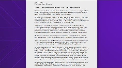 Thomas Creech, Idaho