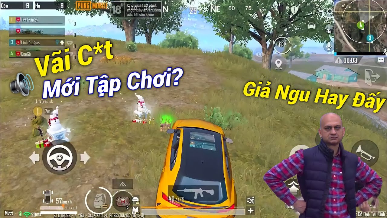 PUBG Mobile | Giả Mới Tập Chơi Trà Trộn – Đồng Đội Hết Hồn Khi Thấy Kills…